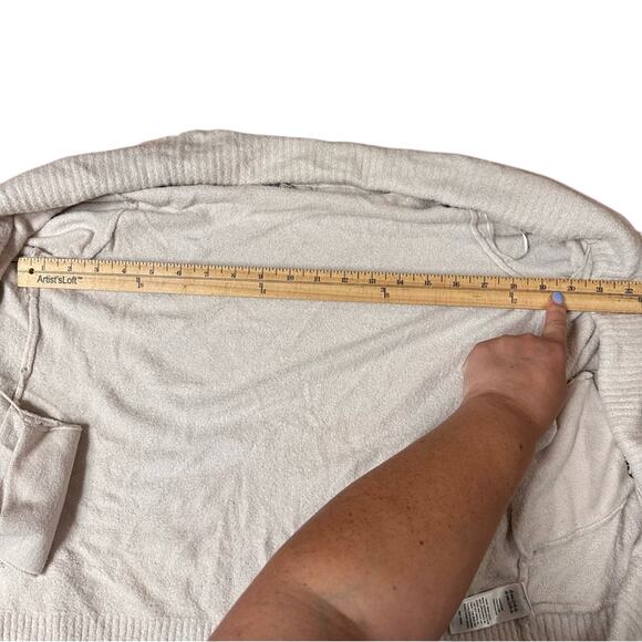 Rachel Zoe Soft Knit Textured Open Cardigan Sweater Women’s Size Medium M Office - Picture 5 of 6